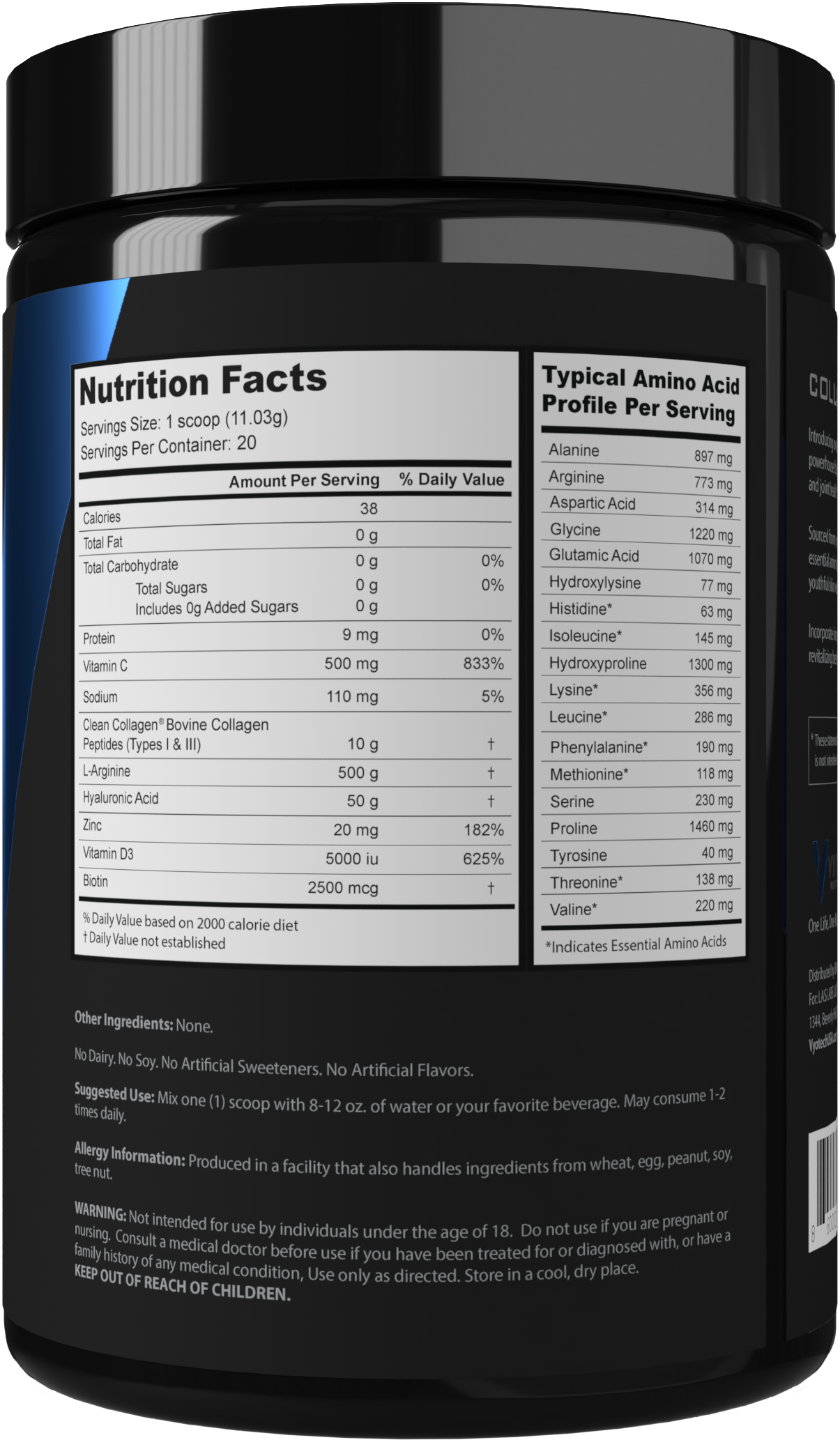Grass Fed Collagen by Vyotech Nutritionals