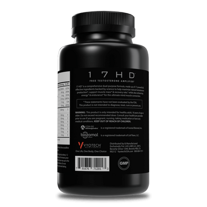 17HD Free Testosterone Amplifier